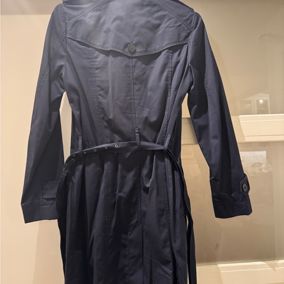 Comptoir Des Cotonniers Navy Blue Trench Coat - Picture 5 of 5